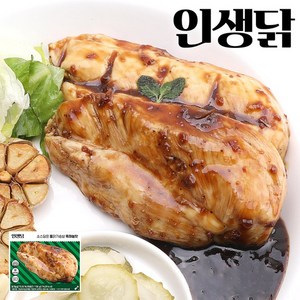 소스담은 통 닭가슴살 흑마늘맛 130g 10팩, 10개