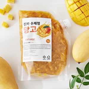 푸드마실 진짜 망고 듬뿍 수제 망고청, 2.5kg, 1개