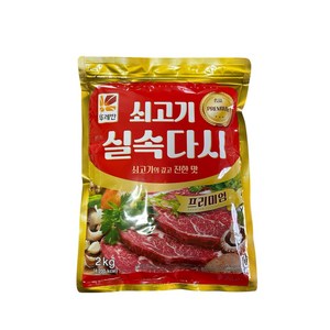 뚜레반 쇠고기 실속 다시다, 4개, 2kg