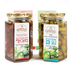 홍쌍리매실 고추장장아찌220g+매실절임240g, 2개, 220g