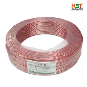 [해솔테크] 해솔 국내생산 스피커케이블 30C [100M/반투명], 반투명, HS-S1630