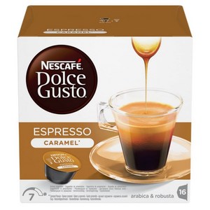 Nescafe 네스카페 돌체구스토 에스프레소 카라멜 커피 48캡슐(16개x3팩)