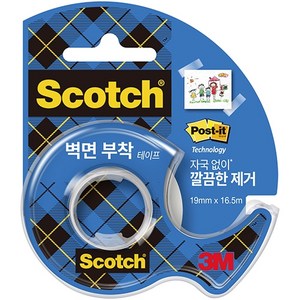 [위니즈] 3M 스카치 벽면 부착 강력 월세이프 테이프 183, 2개