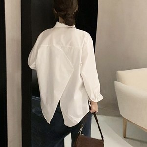 [50%시즌오프 한정수량세일] 메이킹유 셔츠 긴팔블라우스 카라넥 오버핏 891로들리남방