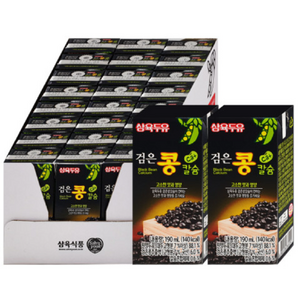 [블루존] 삼육두유 검은콩칼슘 190m*48, 190ml, 48개