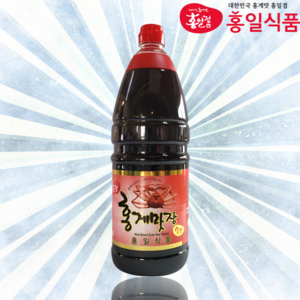 [공식] 홍일 홍게간장 레드 1.8L 편스토랑 김재중 장민호 진서연 남보라 소스 홍게맛장 W.A.T.B, 1개