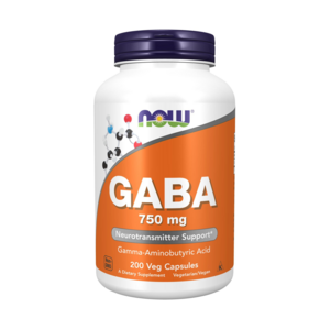 나우푸드 GABA 750mg 베지 캡슐, 200정, 1개