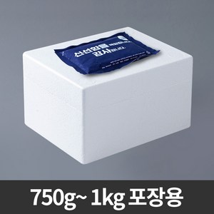 아이스팩 아이스박스 보냉팩 최대포장, 1kg, 1개