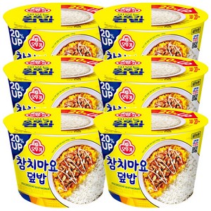 오뚜기 컵밥 참치마요덮밥, 247g, 6개