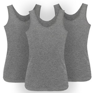 블루핀 국산 여성 면스판 데일리 기본 런닝 나시 3p