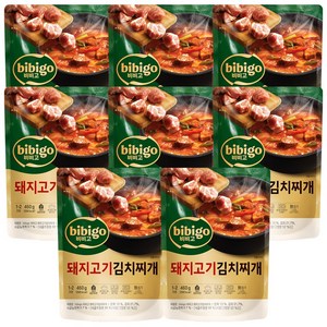 비비고 돼지고기김치찌개, 460g, 8개