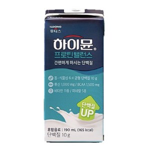 하이뮨 프로틴밸런스 단백질 멸균팩음료 190ml x 12개