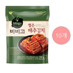 CJ 비비고 썰은 배추김치 여행용 파우치 100g x10개, 10개