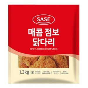 사세 매콤점보닭다리 편의점치킨, 1.3kg, 5개