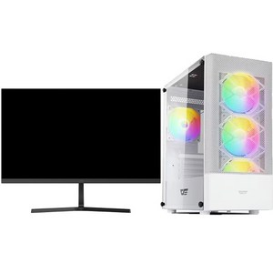 서민컴퓨터 조립컴퓨터 풀세트 조립PC 게이밍PC 게임용 컴퓨터 본체 롤 오버워치 피파 배그 배틀그라운드 펠월드 디아블로 데스크탑 고사양PC, 화이트, 16GB, 256GB, Fee DOS, CG1-1