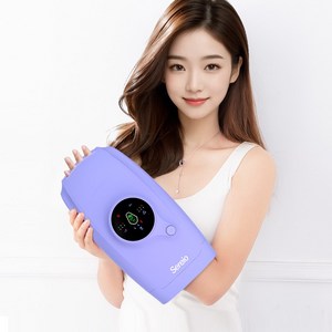 세레이오 공기압 손마사지기 손목마사지기 손가락마사지기 무선 온열, 퍼플