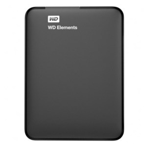 WD Elements Potable 휴대용 외장하드 + 파우치, 4TB, 블랙