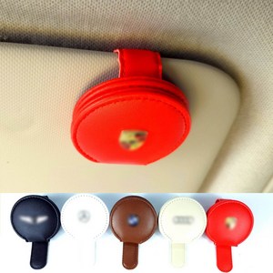 자동차 차량용 선글라스 안경 클립 거치대 보관함 벤츠 BMW, 02 BMW, 화이트, 1개