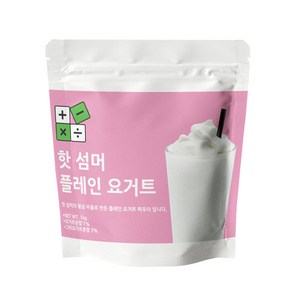 핫 섬머 플레인 요거트 파우더 1kg, 1개입, 1개