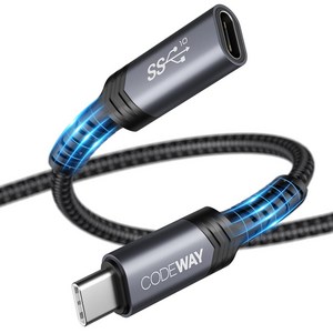 코드웨이 USB C타입 3.2 GEN2 연장케이블, 1개, 0.5m