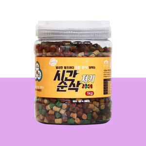 [소유스] 벨버드 시간순삭 져키 1kg 강아지 대용량 훈련용 노즈워크 국내산 연어 황태 간식, 1개