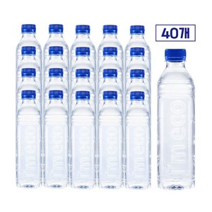 아임에코 가벼운샘 무라벨, 500ml, 40개