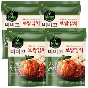 CJ 비비고 보쌈김치 400g 맛있는김치 맛있는반찬, 4개