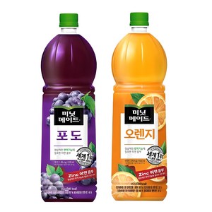 미닛메이드 오렌지 + 포도 3개씩, 1개, 1.5L