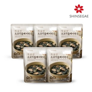 [피코크] 정갈한 소고기들깨 미역국 500g x 5팩, 5개