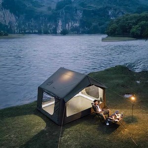 mono 타프모기장 쉘터 블랙 렉타 돔 헥사, 1개, 킹18