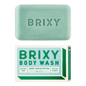 BRIXY 브릭시 보습 바디워시바 민트 유칼립투스 향 - pH 균형 중성 비누 피부 장벽 지원 Moistuizing Body Wash Ba Fo Skin Baie, 113g