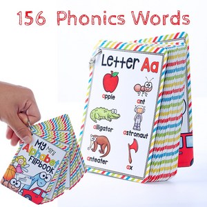 26 Alphabetic Phonics 몬테소리 아가야 영어 학습 26 편지들 영어 파닉스 카드 대문자화 어린이용, 26 Lettes, 1개