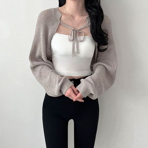 [자체생산 고퀄 최저가격가디건 ] 루나 하찌 볼레로 니트 가디건