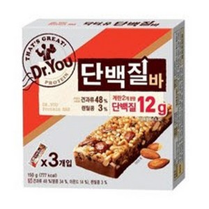 닥터유 단백질바 주머니쏙, 50g, 9개