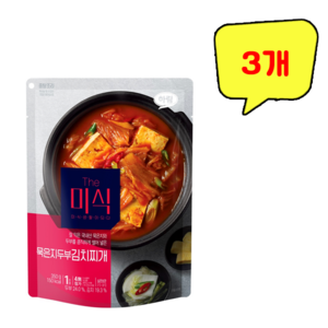 더미식 묵은지두부김치찌개, 350g, 3개