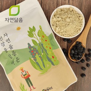 자연닮음 국산 쪄서볶은 서리태 콩가루 분말 검은콩가루, 500g, 1개