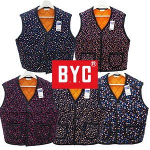 BYC 할머니 방한조끼 할머니조끼 김장조끼바지 셋트