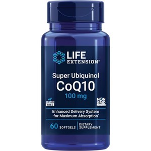 라이프익스텐션 슈퍼 유비퀴놀 CoQ10 100mg 소프트젤, 60정, 2개