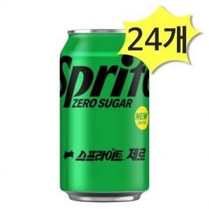 스프라이트 제로 사이다, 350ml, 24개