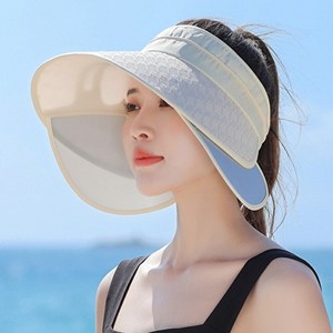 글램디아 여성 날개 와이드 썬캡