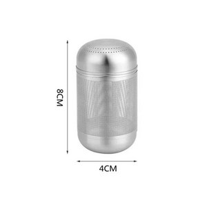 인퓨저 찻잎 스테인레스 필터 채반 메쉬 커피 티팟 볼 조미료 차 스틸 향신료 찻그릇 미세, 1pc L, 1개