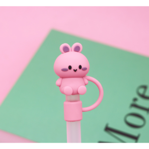 인플로우 텀블러 빨대 마개 뚜껑 캡 스토퍼 SET 1+1, 08. 핑크 토끼, 2개