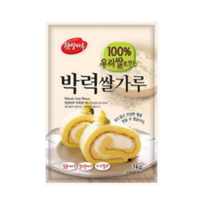 햇쌀마루 박력 쌀가루, 3kg, 1개