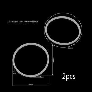 2pcs 8.3cm 고무 O 믹서기 주스를위한 씰 링 부품 모양, 1개, 1개, 1개, 1, 기타, 기타  2pcs 8.