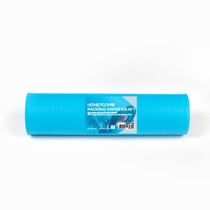 PaperPhant 벌집 크라프트 종이 완충재 포장지 380mm(폭) 85M(길이), 스카이 블루, 1개