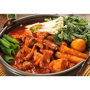 봉이닭짱 닭내장탕700g(2인분) 닭 내장 곱창 전골 알탕 알집 찌게 국물 간편식 밀키트 야식 술안주 즉석국, 700g, 1개