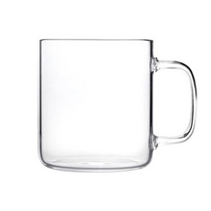버츄오 내열 유리 머그잔 350ml, 단품, 1개
