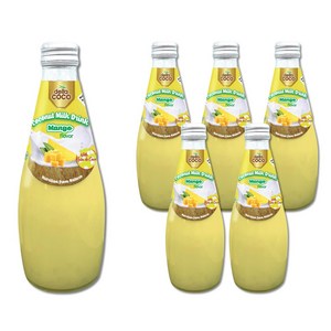 델타코코 망고맛 코코넛밀크 드링크, 6개, 290ml