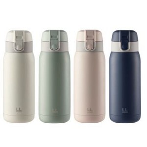 아트박스/위드미 락앤락 처비 텀블러 370ml 휴대용 원터치 보온보냉, 민트, 1개