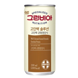 [정식품] 그린비아 고단백 솔루션x60캔, 200ml, 60개